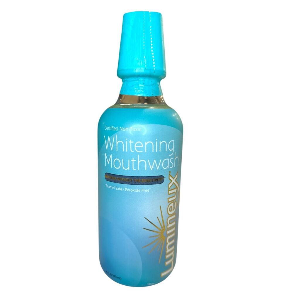 Lumineux Teeth Whitening Mouthwash, Enamel Safe ,‎ Sensitivity 16oz, Sealed